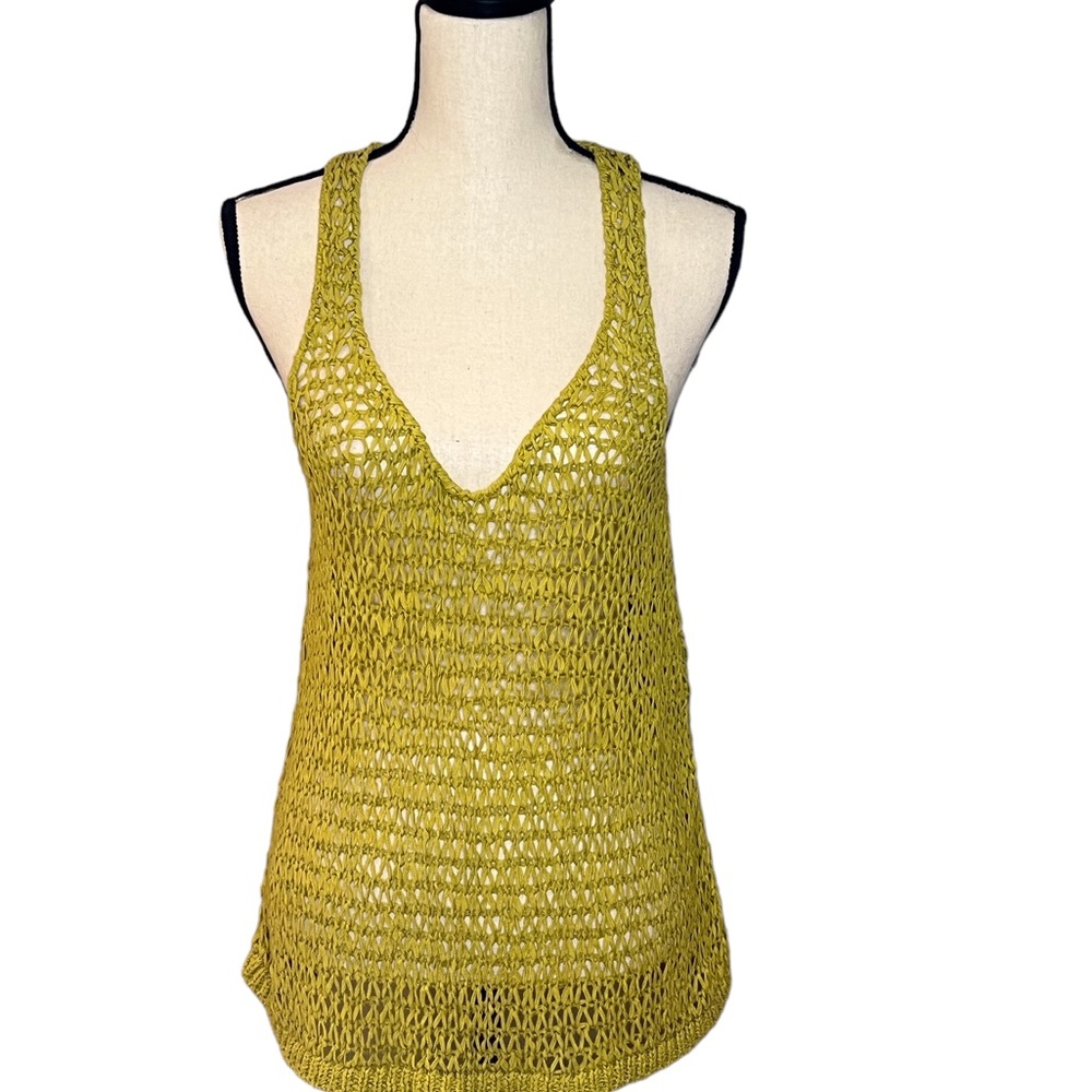 Future Paradise/South Moon Under Crochet Knit Tank, Size S